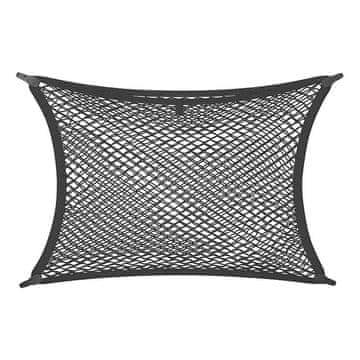 Northix Mreža za prtljago elastična 80x60cm dvojna s plastičnimi kavlji NS-2