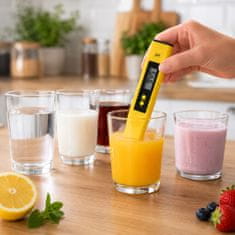 Elektronski pH-meter za pivo, vino, drozgo, fermentacijo vode ATC LCD
