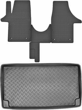Volkswagen Caravelle T5 VAN od 2003-2015 KOMPLET - gumijaste avtotesnine + zaščitna preproga za prtljažnik