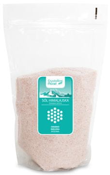 HIMALAJSKA ROZA SOL, DROBO MLETA, 1 kg - CRYSTALLINE PLANET