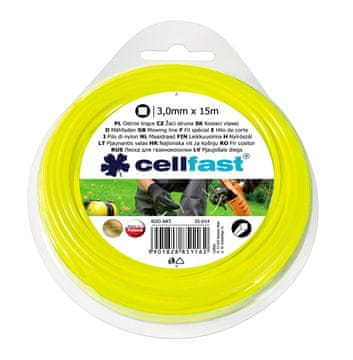 Cellfast Rezilo za rezanje, 3 mm x 15 m kvadratnih linij