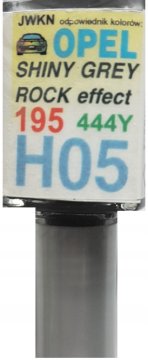 OPEL 195 H05 444Y SVETLEČA SIVA KAMENSKA AVTOBARVA ZA POPRAVILO PRASK 10 ML