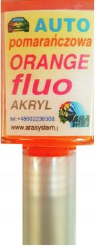FLUORESCENTNI LAK ZA NOHTE ORANŽNI AKRILNI 10 ML ARASYSTEM