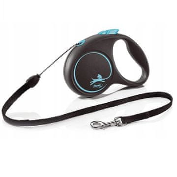 Vrv Flexi Lanyard Black Design S 5 m modra