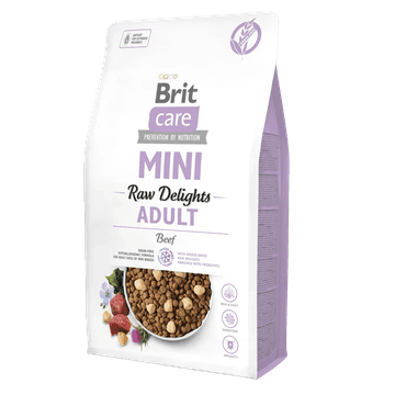 Brit Care Dog Mini Grain Free Raw Delights Adult govedina 2 kg