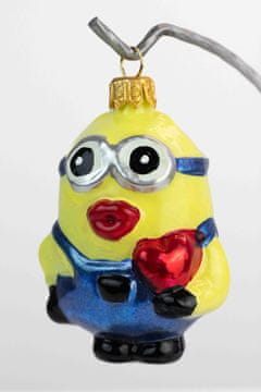 Eli Božična steklena kroglica za božično drevo - Minion s kljunom