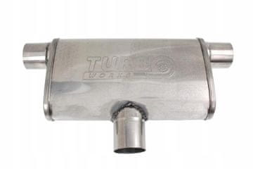 Zadnji sredinski dušilec TurboWorks LT 409SS 355 mm 70 mm
