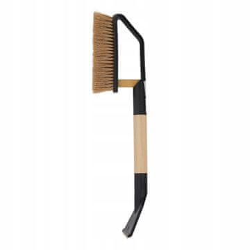 EPACC208 Medeninasta krtača-strgalo, 55 cm črne barve
