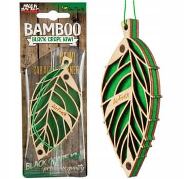 Dišava za avto BAMBOO - črno grozdje in kivi