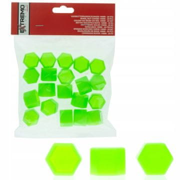 EPTUNING040 19MM pokrovčki za vijake - zeleni (silikonski)