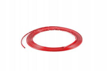 Rdeč dekorativni trak 21 mm x 5M PVC