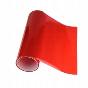 Folija za zavijanje svetilk, rdeča, 0,3 × 10 m, PVC