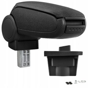 Naslon za roke Opel Astra J 2009-2018 črne barve, blago