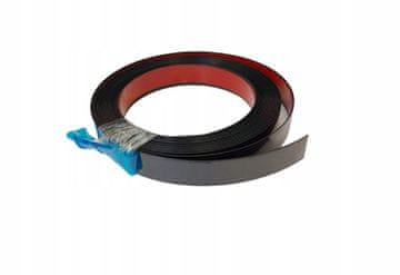 Tanek dekorativni trak 6 mm x 10 m črne barve