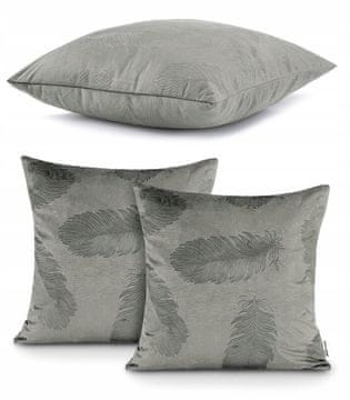 AmeliaHome Dekorativna prevleka za vzglavnik 2 kosa, elegantna 45 x 45 cm