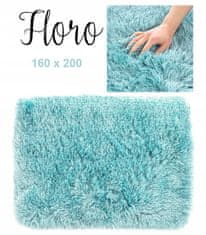 AmeliaHome Preproga Floro 160 x 200 cm mehka, debela, kosmata preproga za dnevno sobo