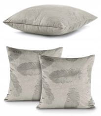 AmeliaHome Dekorativna prevleka za vzglavnik 2 kosa, elegantna 45 x 45 cm