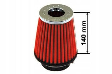 Simota stožčasti filter V: 140 mm ZŠ: 60-77 mm JAU-X12109-05 Rdeč