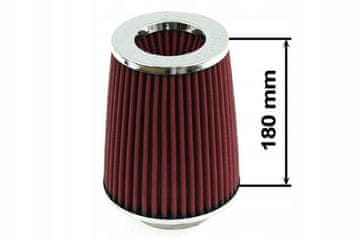 Simota konični filter V: 180 mm ZŠ: 84 mm JAUWS-018A rdeč