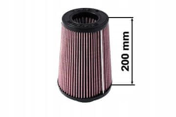 TurboWorks stožčasti filter V: 200 mm Zunanja širina: 101 mm Vijolična
