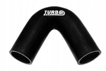 135-stopinjski TurboWorks črni komolec 63 mm