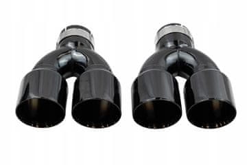 Vrsta konice dušilca: 36 89 mm x 2 vhod 70 mm komplet s črnim kromom