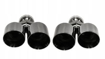 Vrsta konice dušilca: 32 89 mm x 2 vhod 70 mm komplet s črnim kromom