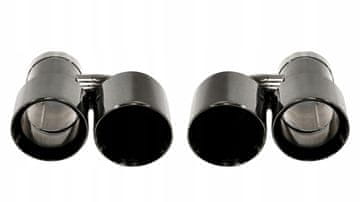 Vrsta konice dušilca: 33 89 mm x 2 vhod 70 mm komplet s črnim kromom
