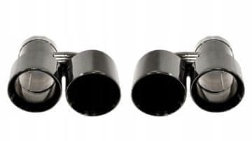 Vrsta konice dušilca: 33 89 mm x 2 vhod 67 mm komplet s črnim kromom