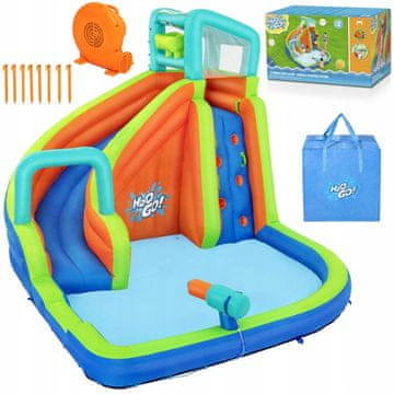 Bestway vodno igrišče H2O Go 365x320x270 cm tobogan in izstrelitev 53408