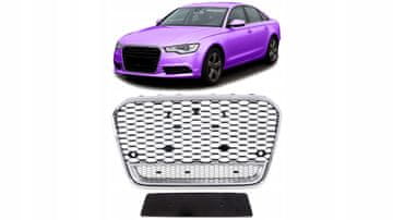 Audi A6 C7 kromirana in sijajno črna maska
