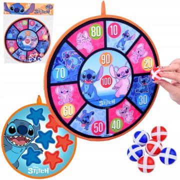 JOKOMISIADA Dvostranski disk za šivanje z ježkom 36 cm + 6 kroglic 4 cm SP0881