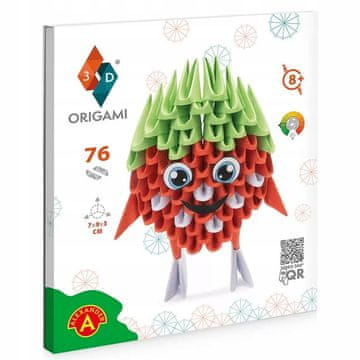 Alexander 3D ORIGAMI ustvarjalni komplet - JAGODA ZA6071