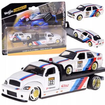JOKOMISIADA Maisto licencirani kovinski avtomobili 1:64 ploščad in BMW M3 1988 ZA5958