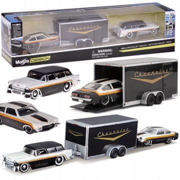 JOKOMISIADA Maisto licencirani kovinski avtomobili Chevrolet Nomad 1955 in Vega 1971 ZA5863