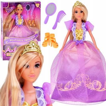 JOKOMISIADA Dolgolasa princesa v plesni obleki + dodatki ZA5704