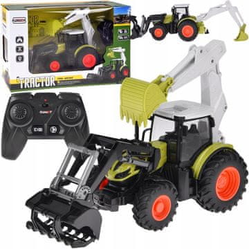 JOKOMISIADA Daljinsko voden traktor, bager nakladalnik, buldožer z daljinskim upravljalnikom RC0718