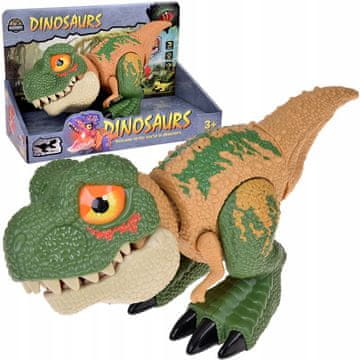JOKOMISIADA Premični DINOZAVER Tiranozaver Rex Zvok + Luč ZELENA ZA5589