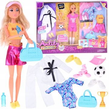 JOKOMISIADA Anlily Doll ŠPORTNIK Nogomet, gimnastika, tek, takewondo ZA5696