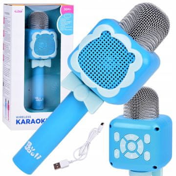 JOKOMISIADA Brezžični mikrofon za otroke s snemanjem karaoke Bluetooth IN0168