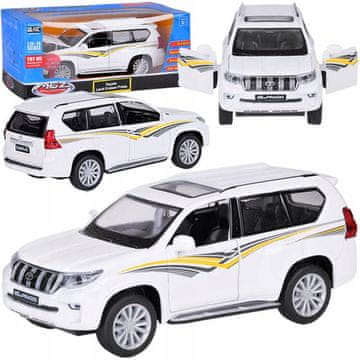 JOKOMISIADA Kovinski model avtomobila TOYOTA LAND CRUISER PRADO svetlobni zvok SUV ZA5056