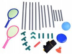 JOKOMISIADA Športni komplet 3 v 1: mreža za odbojko, žoga za badminton, disk SP0772