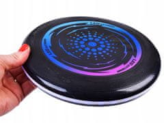 JOKOMISIADA Leteči svetleči LED NLP disk 23 cm za zabavno metanje ZA4957
