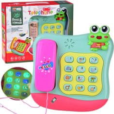 JOKOMISIADA Barvit glasbeni telefon z gumbi, predvaja melodije in lučke ZA4625