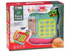 JOKOMISIADA Barvit glasbeni telefon z gumbi, predvaja melodije in lučke ZA4625