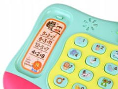 JOKOMISIADA Barvit glasbeni telefon z gumbi, predvaja melodije in lučke ZA4625