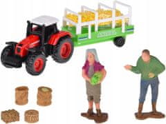 JOKOMISIADA SERIJA KMETIJSKIH ŽIVALI Hlev s cesto + traktor, figure in dodatki ZA5687