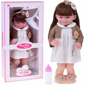 JOKOMISIADA Velika punčka 55 cm - igriv nasmeh + zvočne funkcije ZA5830