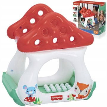 Bestway Napihljiv bazen z žogicami v obliki gobe Fisher Price 93570