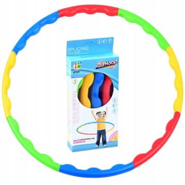 JOKOMISIADA Zložljivo pisano kolo za hula hoop 60 cm 8 kosov SP0692